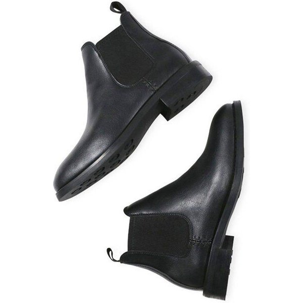 Will's Vegan Shop Wasserfeste Chelsea-Stiefel Damen
