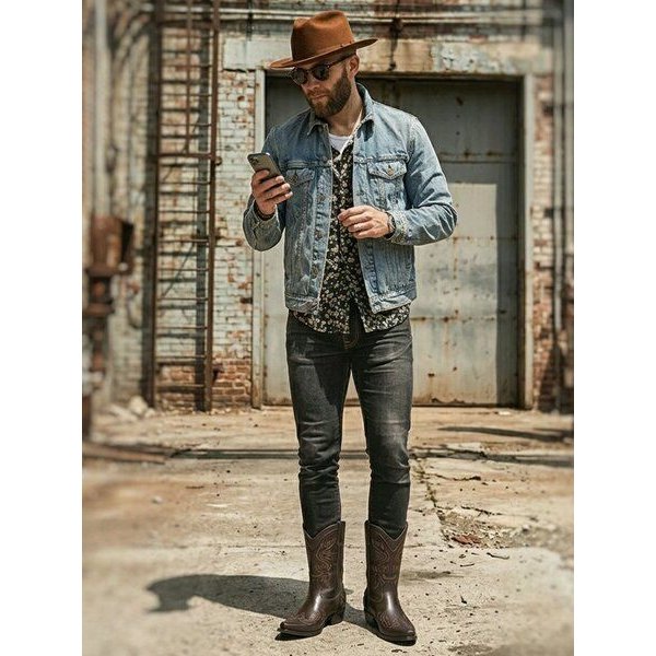 Will's Vegan Shop Westernstiefel Herren