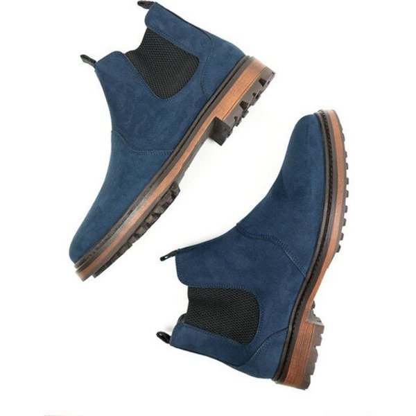 Will's Vegan Shop Continental Chelsea-Stiefel Veganes Wildleder Damen