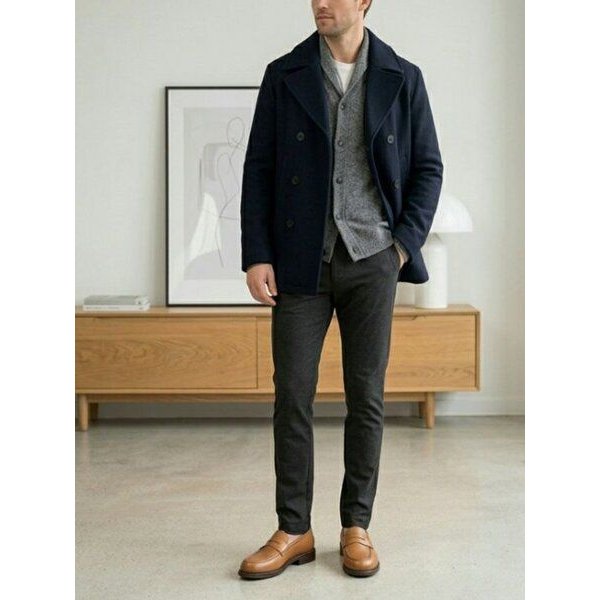 Will's Vegan Shop Goodyear Welt Loafer Hellbraun Herren