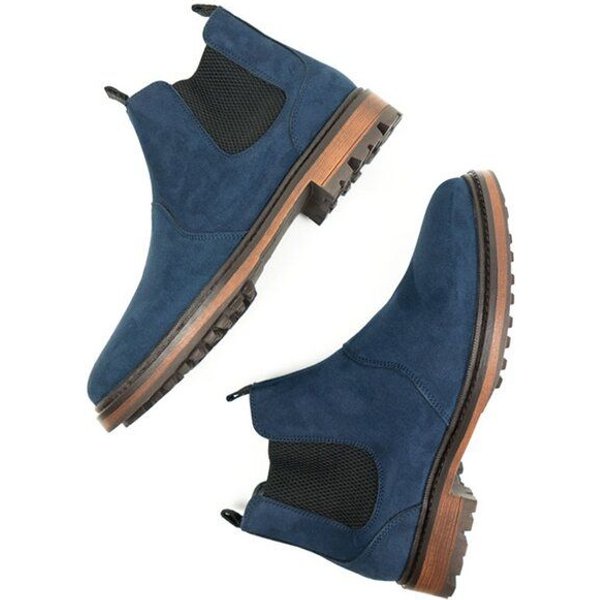 Will's Vegan Shop Continental Chelsea-Stiefel Veganes Wildleder Herren
