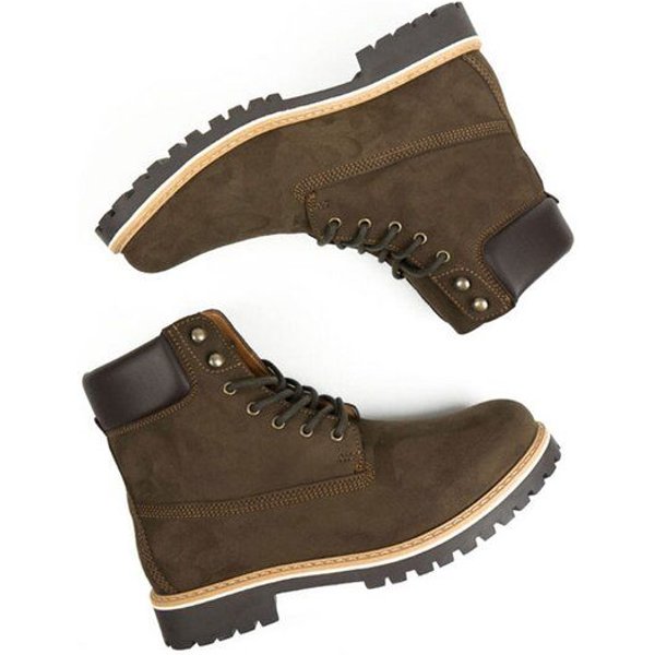 Will's Vegan Shop Dock-Boots Veganes Wildleder Herren