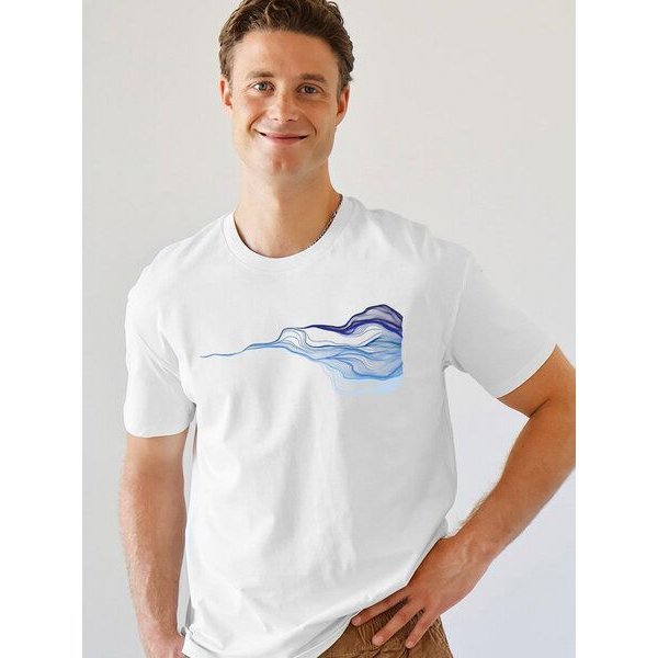 Kultgut T-Shirt mit Motiv / Welle