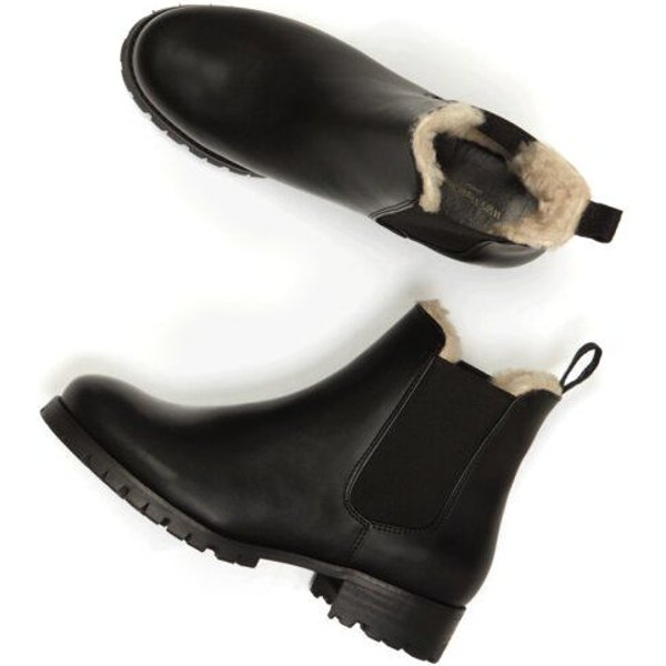 Will's Vegan Shop Luxe isolierte Chelsea-Stiefel mit tiefem Profil Damen