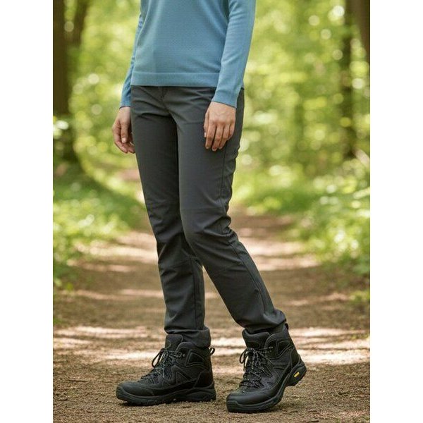 Will's Vegan Shop WVSport Schwarze wasserdichte Wanderstiefel Sequoia Ausgabe für Damen vegan