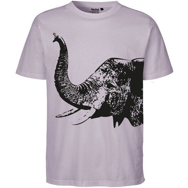 HANDGEDRUCKT "Elefant" Unisex T-Shirt Neutral