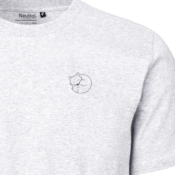 HANDGEDRUCKT "Schlummerfuchs" Unisex T-Shirt Neutral