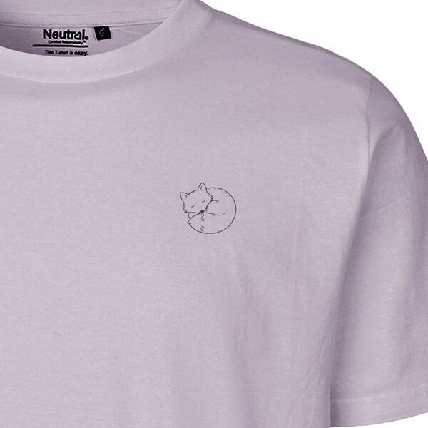 HANDGEDRUCKT "Schlummerfuchs" Unisex T-Shirt Neutral