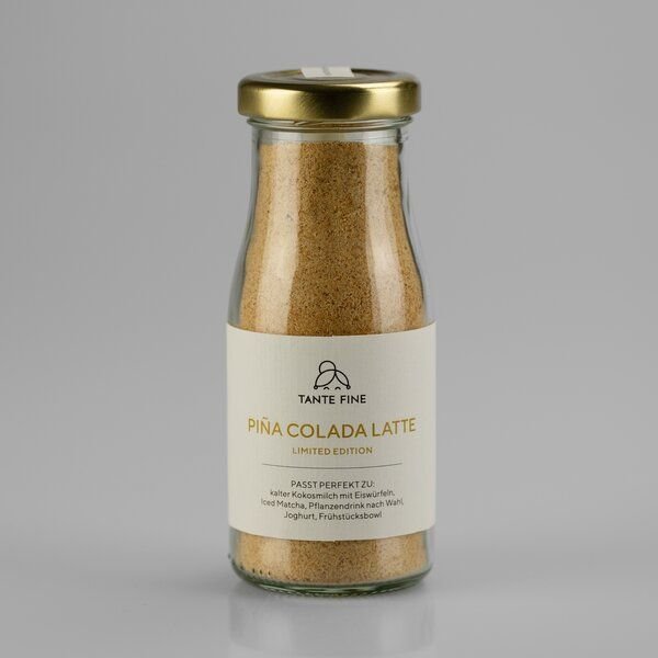 Tante Fine Bio Mischung PIÑA COLADA LATTE * Getränkemischung * tropisches Topping