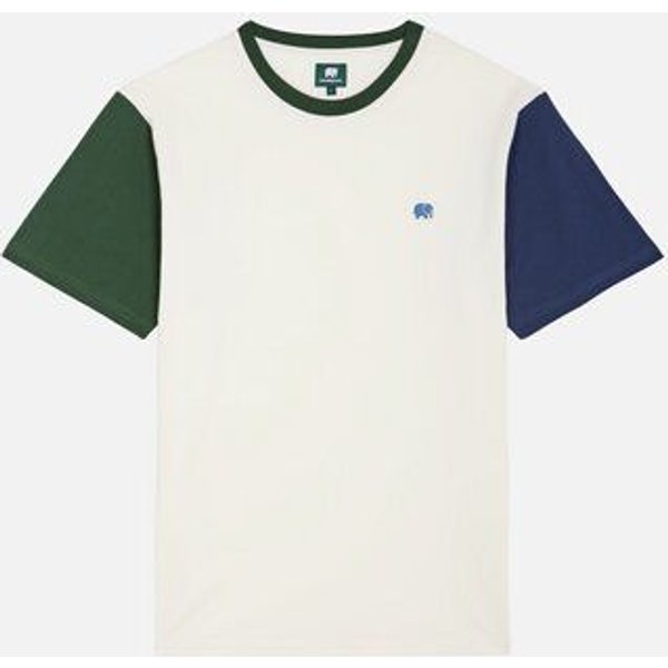Trendsplant Organic Color Block T-Shirt Natural