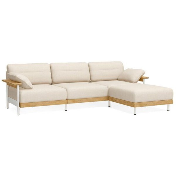 ekomia Sofa Mio Lounge 3-Sitzer mit Chaiselongue