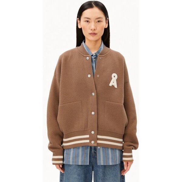 ARMEDANGELS ICONIC Å AALISON Damen Collegejacke aus Bio-Woll Mix