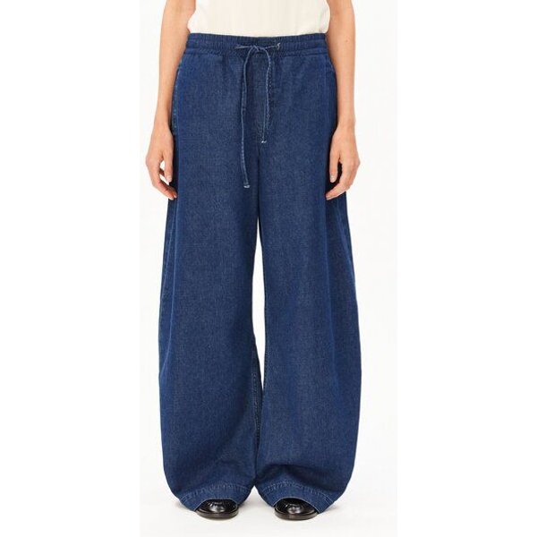 ARMEDANGELS PULL ON BARREL Damen Denim Hose aus Bio-Baumwoll Mix