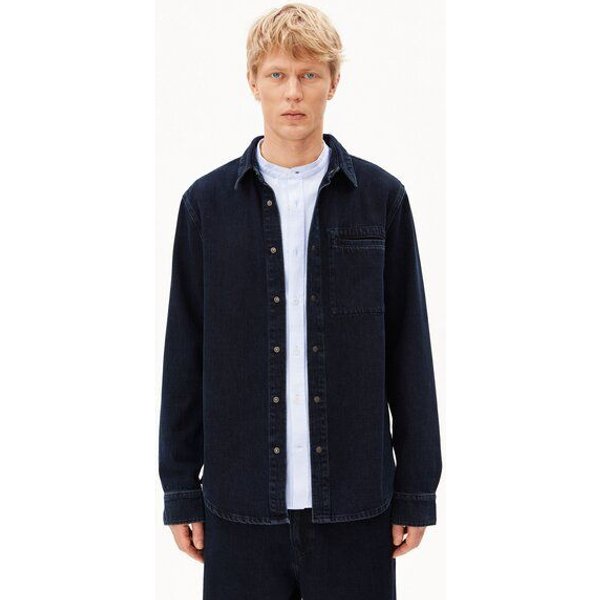 ARMEDANGELS WELT POCKET Herren Hemd aus Bio-Baumwoll Mix