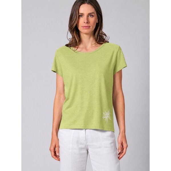 HempAge Damen T-Shirt mit Print Hanf/Biobaumwolle