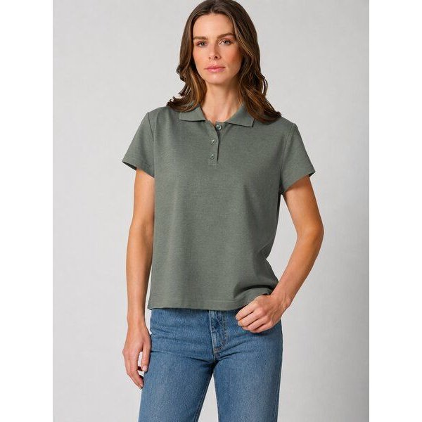 HempAge Klassisches Damen-Poloshirt Hanf/Biobaumwolle