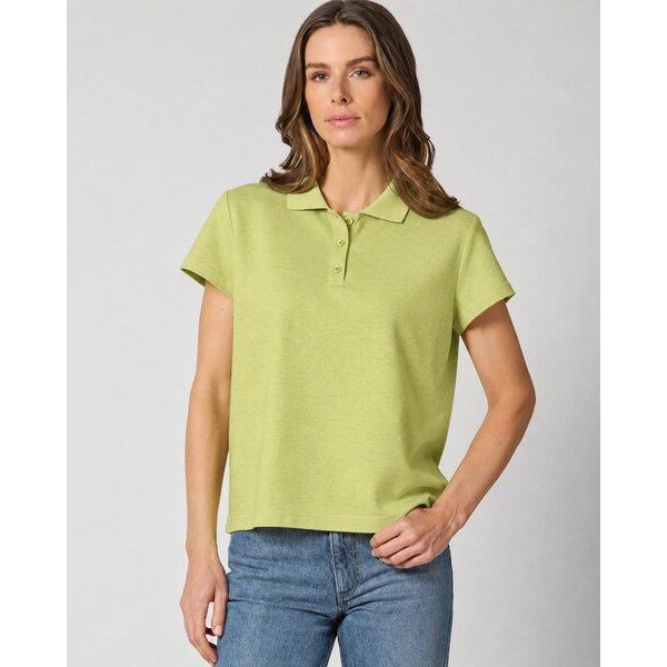 HempAge Klassisches Damen-Poloshirt Hanf/Biobaumwolle