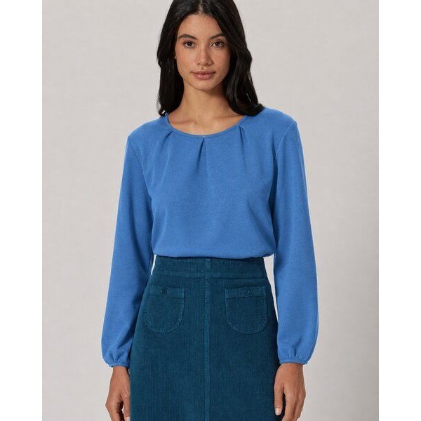 HempAge Damen Jersey-Langarmshirt aus Hanf/Biobaumwolle