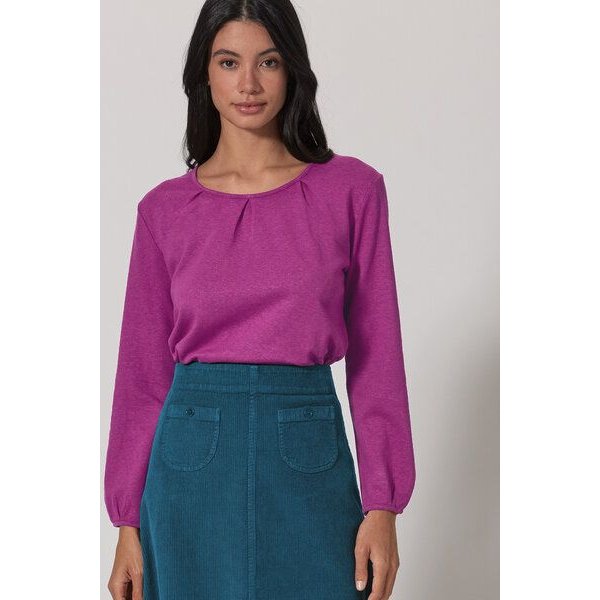HempAge Damen Jersey-Langarmshirt aus Hanf/Biobaumwolle