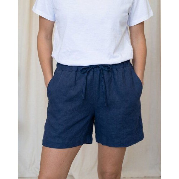FUXBAU Frauen Leinenshorts