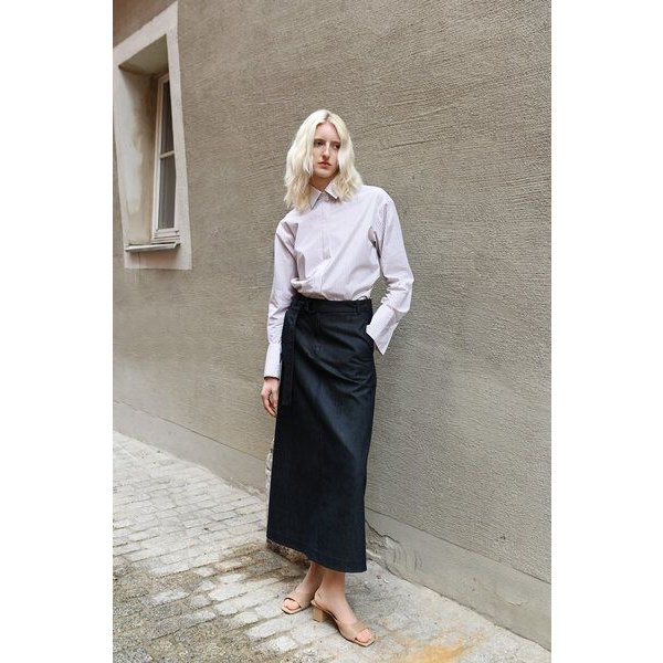 IVA RYCH Gestreiftes Hemd mit Manschetten I Deadstock