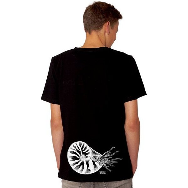 HANDGEDRUCKT RESTPOSTEN "Nautilus" Männer T-Shirt Earth Positive