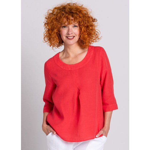 Heidekönigin Leinen Blusenshirt