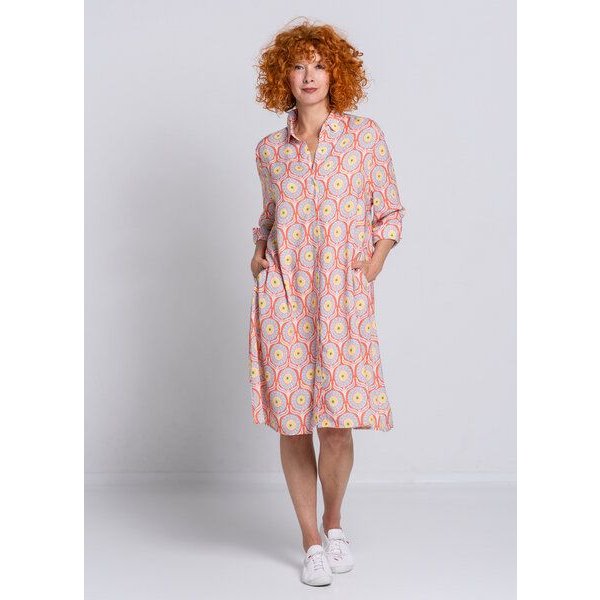 Heidekönigin Viskose Hemdblusenkleid