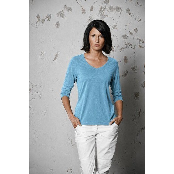 HempAge Raglanshirt mit 3/4-Arm Hanf/Biobaumwolle