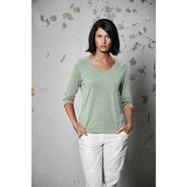 HempAge Raglanshirt mit 3/4-Arm Hanf/Biobaumwolle