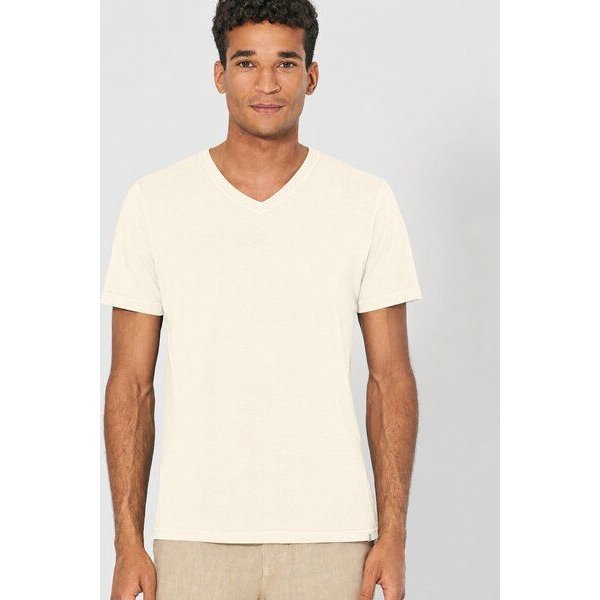HempAge V-Kragen T-Shirt Hanf/Biobaumwolle