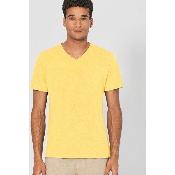 HempAge V-Kragen T-Shirt Hanf/Biobaumwolle