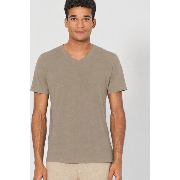 HempAge V-Kragen T-Shirt Hanf/Biobaumwolle