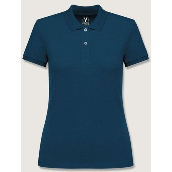 YTWOO Damen Piqué-Poloshirt Midweight