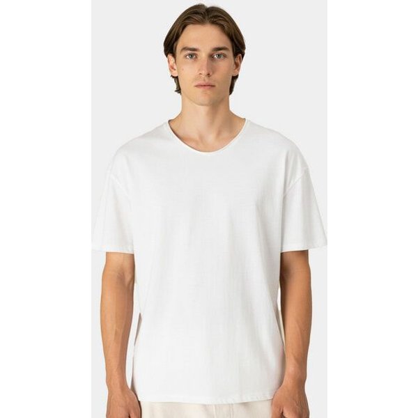YTWOO Herren Slub T-Shirt V-Auschnitt