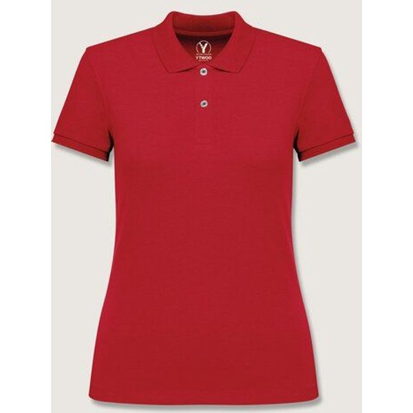 YTWOO Damen Piqué-Poloshirt Midweight