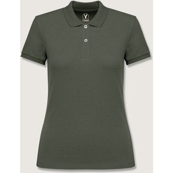YTWOO Damen Piqué-Poloshirt Midweight