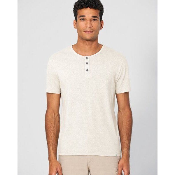 HempAge Herren Henley T-Shirt Hanf/Biobaumwolle