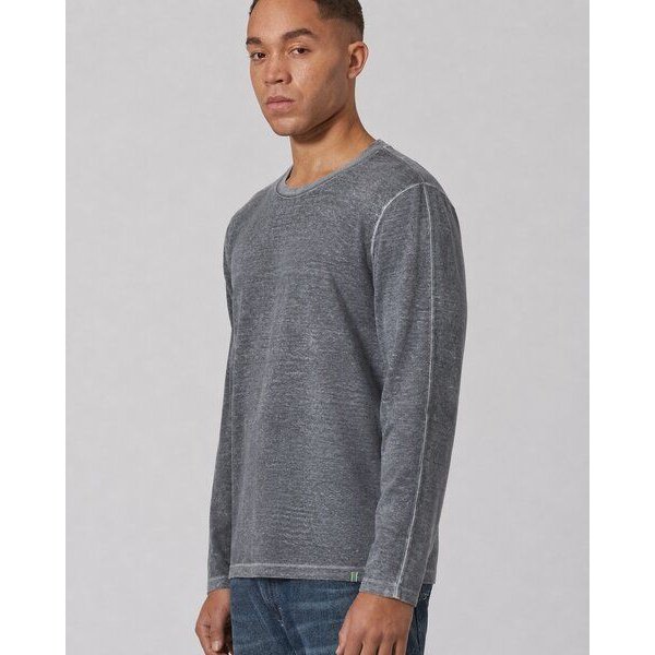 HempAge Herren Langarmshirt Hanf/Biobaumwolle Casual Fit