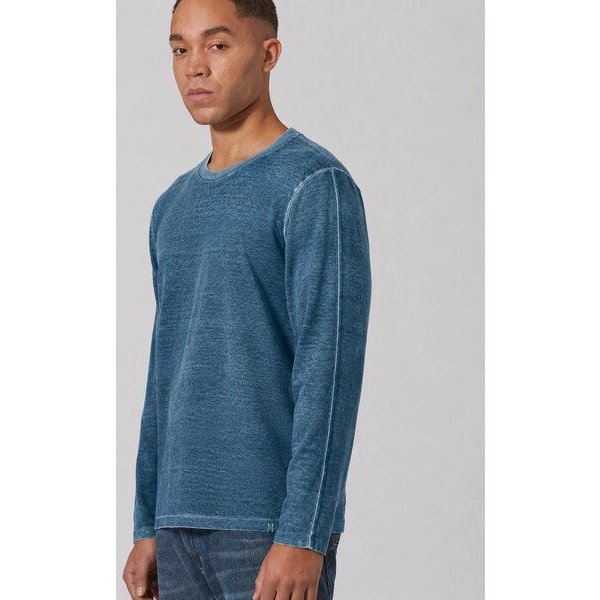 HempAge Herren Langarmshirt Hanf/Biobaumwolle Casual Fit