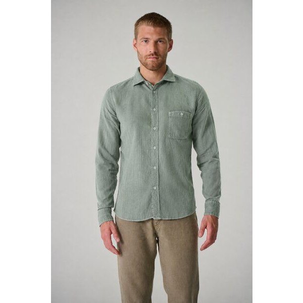 HempAge Schmales Langarmhemd 100% Hanf