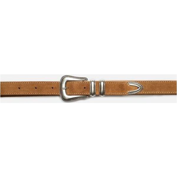 Nudie Jeans Unisex Gürtel - Western Silver Belt - aus Leder