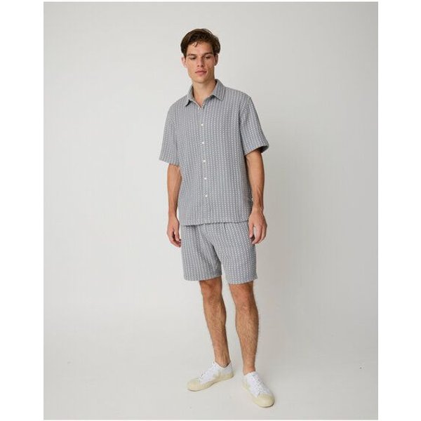 Knowledge Cotton Apparel Ash comfort structure shorts