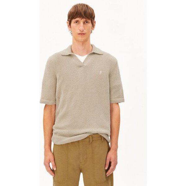 ARMEDANGELS BOUCLE Herren Polo aus Bio-Baumwoll Mix