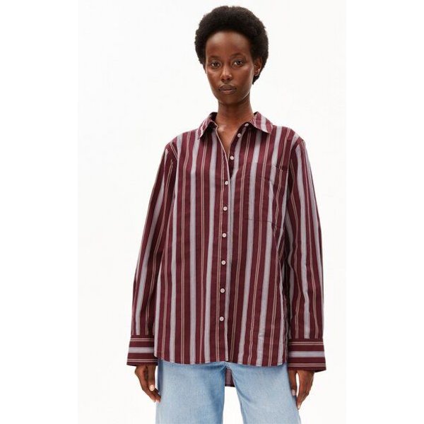 ARMEDANGELS STRIPE Damen Bluse aus 100% Bio-Baumwolle