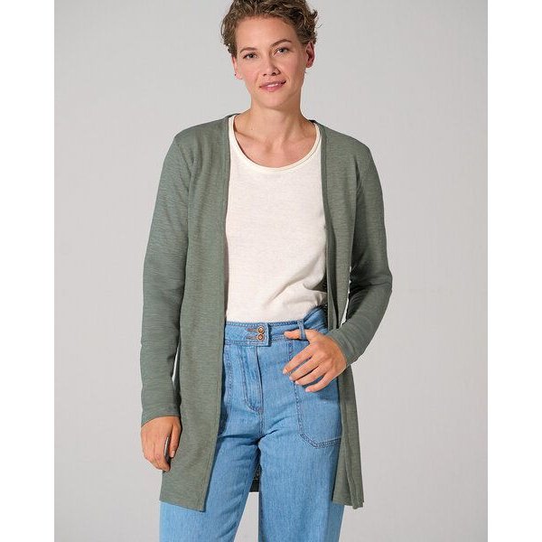 HempAge Lange Jersey Damenjacke Hanf/Biobaumwolle