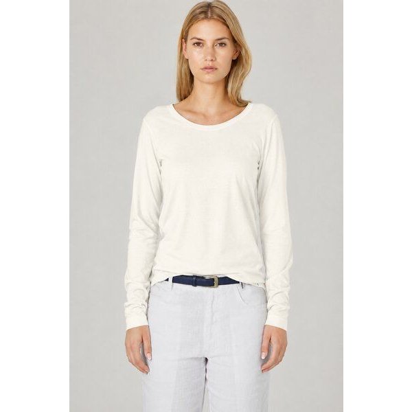 HempAge Damen Langarm-Shirt Lene Hanf/Bio-Baumwolle