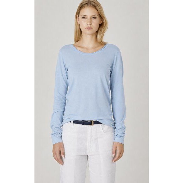 HempAge Damen Langarm-Shirt Lene Hanf/Bio-Baumwolle