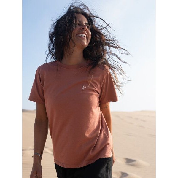 FUXBAU Frauen fux T-Shirt - seegrün, seeblau & rot