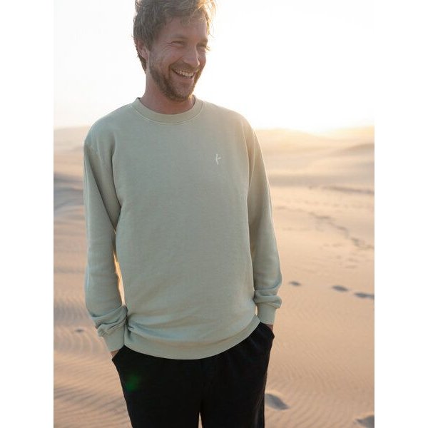 FUXBAU Männer fux Pullover - seegrün, seeblau & rot